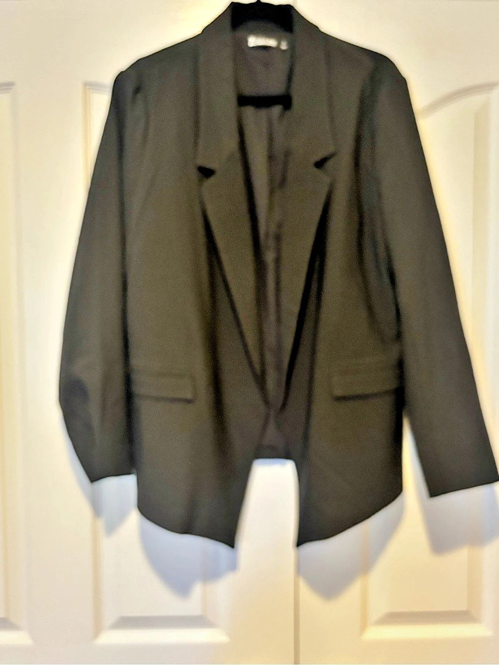 7th Avenue Design Studio Black Blazer Size XL Like New